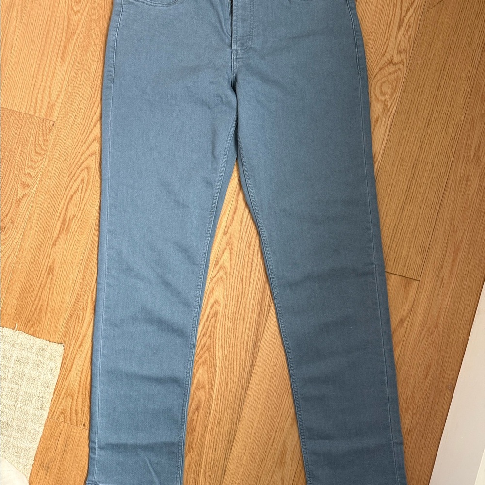 BNWT Faherty Stretch Terry 5-Pocket Pant - Rocky Blue - Picture 2 of 2